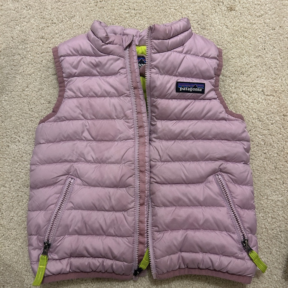 Patagonia Light Pink Quilted Vest